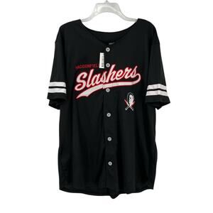 Box Lunch Haddonfield Slashers Michael Myers Halloween Baseball Jersey Mens 2XL